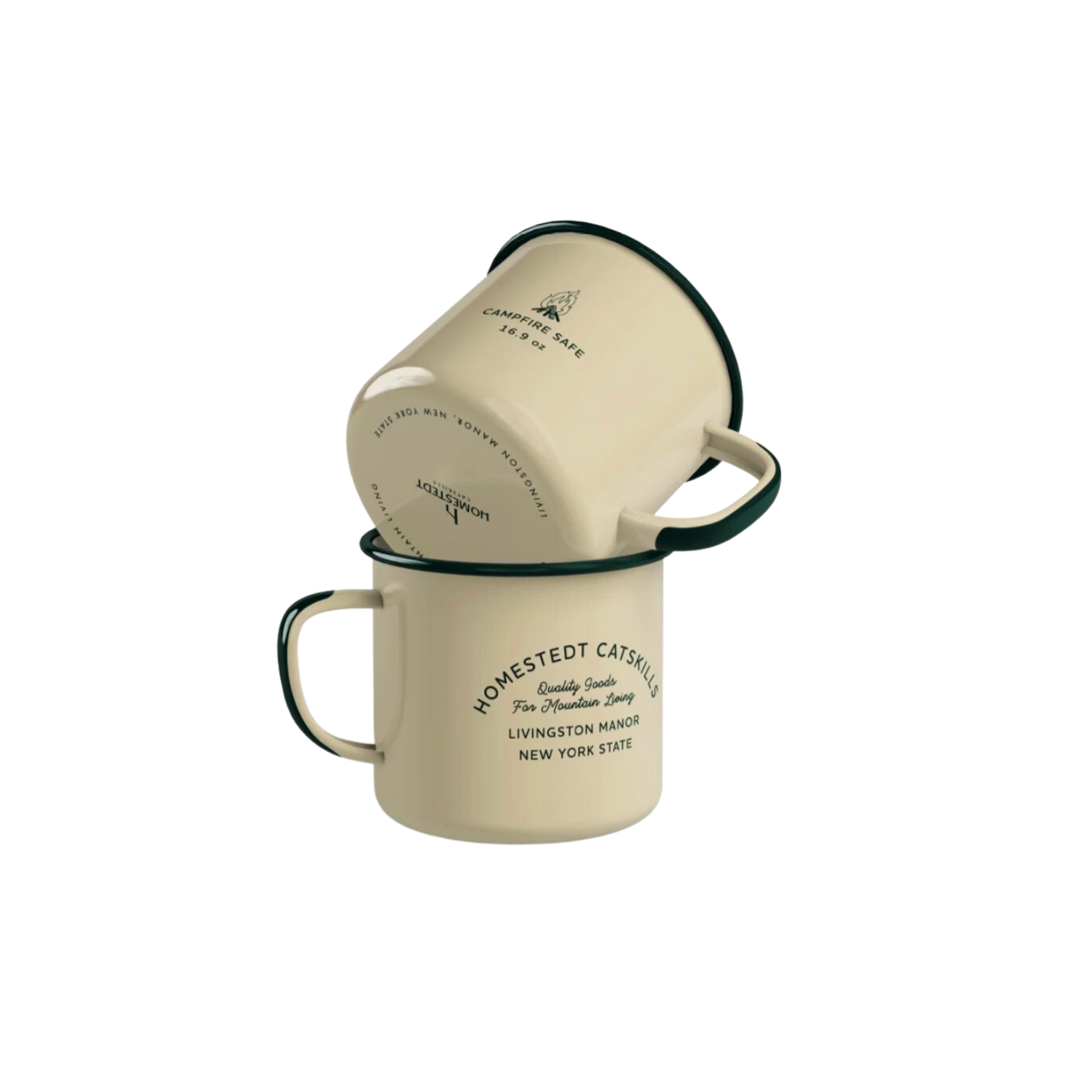 Homestedt Custom Enamelware Mug - Homestedt Beige